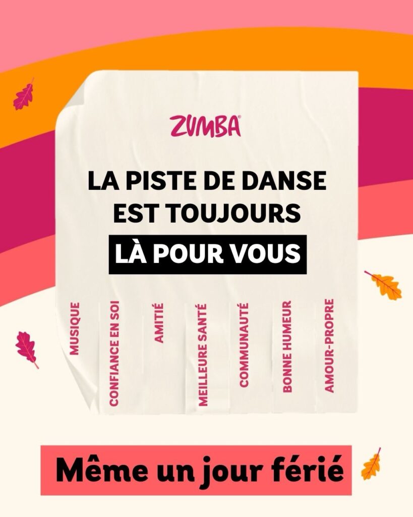 Flyer promoting the ALGSO Zumba for charity